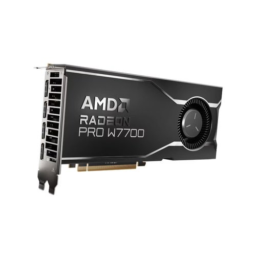 Radeon AMD Radeon Pro W7700 Graphic Card - 16 GB GDDR6 - Full-height - 256 bit Bus Width - PCI Express 4.0 x16 - DisplayPort - 4 x - 100-300000006 - Image 2