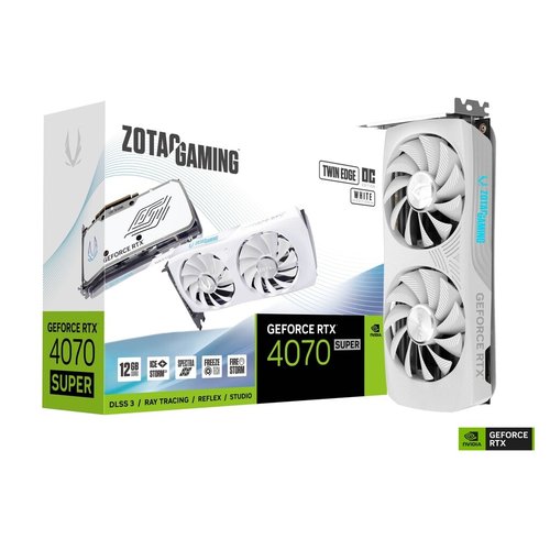 Zotac NVIDIA GeForce RTX 4070 SUPER Graphic Card - 12 GB GDDR6X - 7680 x 4320 - 2.49 GHz Boost Clock - 192 bit Bus Width - PCI - ZT-D40720Q-10M - Image 5