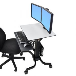 WorkFit-C, Dual Sit-Stand Workstation 24-214-085 - 24-214-085
