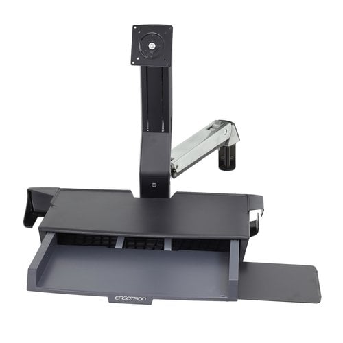Ergotron StyleView Multi Component Mount for Keyboard, Flat Panel Display, Mouse - 24" Screen Support - 32 lb Load Capacity - 75 x 75, 100 x 100 - - 45-260-026
