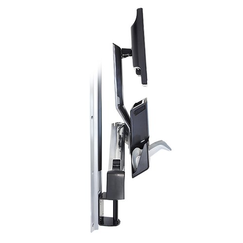 Ergotron StyleView Multi Component Mount for Keyboard, Flat Panel Display, Mouse - 24" Screen Support - 32 lb Load Capacity - 75 x 75, 100 x 100 - - 45-260-026 - Image 4
