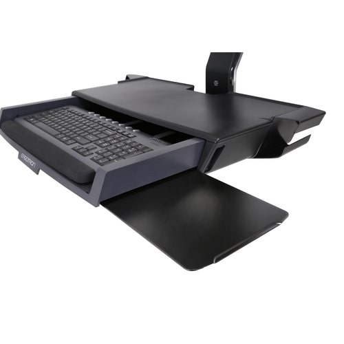 Ergotron StyleView Multi Component Mount for CPU, Flat Panel Display, Mouse, Keyboard - 24" Screen Support - 32 lb Load Capacity - 75 x 75, 100 x 100 - 45-270-026 - Image 3