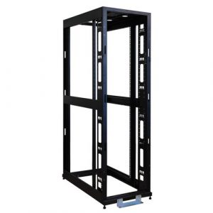 45U 4 POST OPEN FRAME RACK SERVER CABINET NO DOOR/SIDES 3000LB - SR45UBEXPND