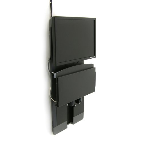 Ergotron StyleView 60-593-195 Lift for Flat Panel Display - Black - 24" Screen Support - 30 lb Load Capacity - 75 x 75, 100 x 100 - VESA - 60-593-195 - Image 2