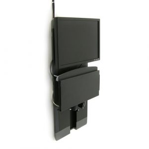Ergotron StyleView 60-593-195 Lift for Flat Panel Display - Black - 24" Screen Support - 30 lb Load Capacity - 75 x 75, 100 x 100 - VESA - 60-593-195