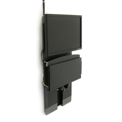 Ergotron StyleView 60-593-195 Lift for Flat Panel Display - Black - 24" Screen Support - 30 lb Load Capacity - 75 x 75, 100 x 100 - VESA - 60-593-195