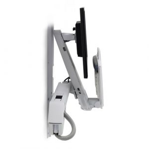 Ergotron StyleView Mounting Arm for Monitor, Keyboard, Bar Code Reader, Mouse - Height Adjustable - 24" Screen Support - 29.10 lb Load Capacity - 75 x 75, 100 - 45-266-216