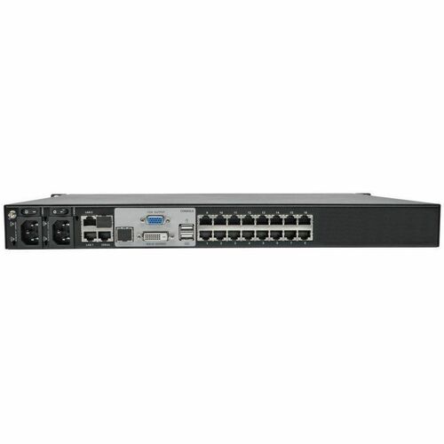 Eaton Tripp Lite Series 16-PORT RACKMOUNT IP KVM SWITCH 1U CAT5 2+1 USERS 2 RJ45 PORTS TAA B064-016-02-IPG - Image 3