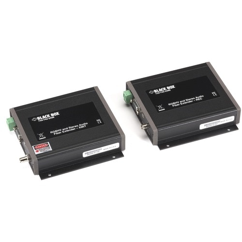 Black Box Corporatio VGA/STEREO-AUDIO FIBER EXTENDER KIT (AC1021A-XMIT & AC1021A-REC) AC1020A