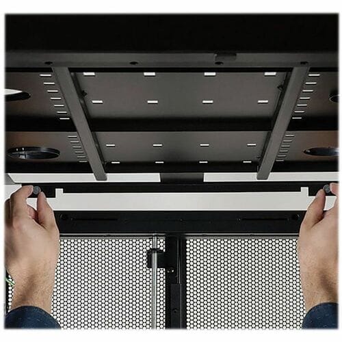 Eaton Tripp Lite Series 48U RACK ENCLOSURE CABINET WIDE NETWORK SERVER SHOCK PALLET SHIP QZ8039 - Image 11