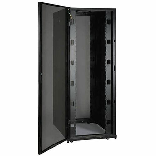 Eaton Tripp Lite Series 48U RACK ENCLOSURE CABINET WIDE NETWORK SERVER SHOCK PALLET SHIP QZ8039 - Image 15