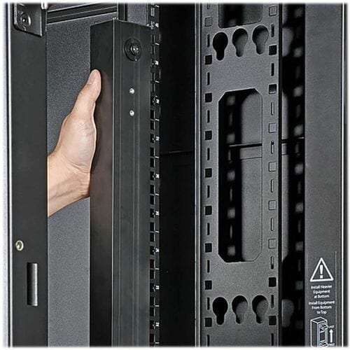 Eaton Tripp Lite Series 48U RACK ENCLOSURE CABINET WIDE NETWORK SERVER SHOCK PALLET SHIP QZ8039 - Image 7