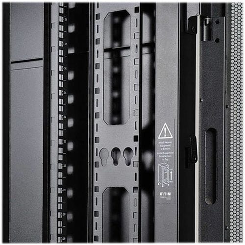 Eaton Tripp Lite Series 48U RACK ENCLOSURE CABINET WIDE NETWORK SERVER SHOCK PALLET SHIP QZ8039 - Image 8