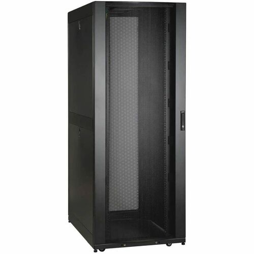 Eaton Tripp Lite Series 48U RACK ENCLOSURE CABINET WIDE NETWORK SERVER SHOCK PALLET SHIP QZ8039