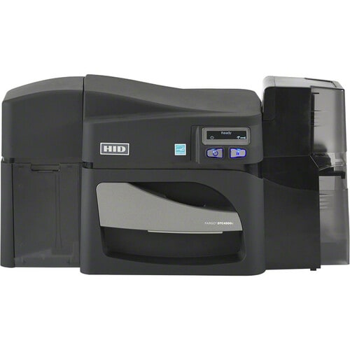 Fargo DTC4500E SINGLESIDE PRINTER ISO MAG STRIPE ENCOD & LOCK HOPPERS 5CX379