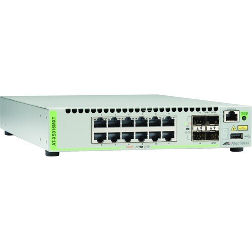 Allied Telesis 12PORT 100/1000/10G STACKABLE SW BASE-T RJ-45 WITH 4 SFP/SFP+SLOT AT-XS916MXT-10