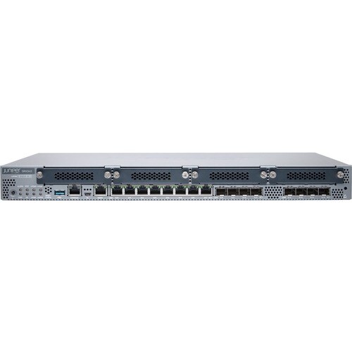 Juniper SRX340 SVCS GATEWAYS W/ 4G RAM 8G EUSB 16X1GE 16X SFP ON-BOARDPORT SRX340-TAA