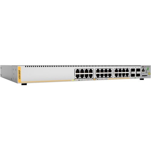 Allied Telesis L2+ MANAGED SWITCH 24 X 10/100/1000MBPS POE+ PORTS 4 X SFP 3CX390