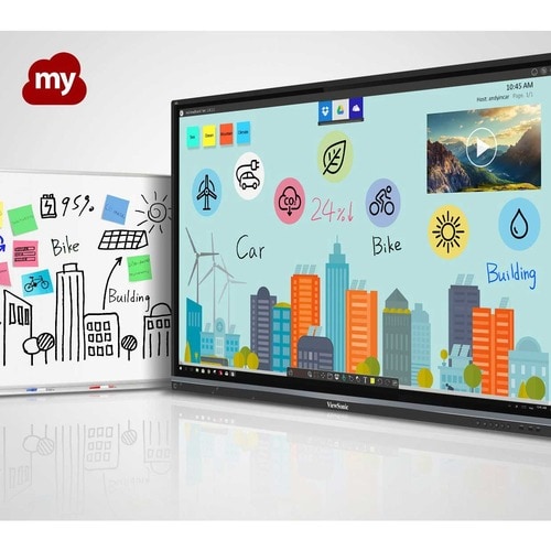 Viewsonic 75IN VIEWBOARD 4K INTERACTIVE PANEL WITH 20-POINT TOUCH SCREEN IFP7550 - Image 11