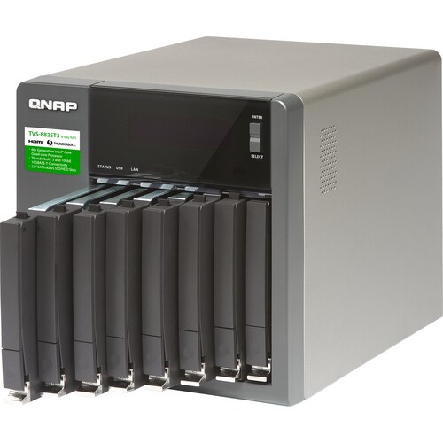 QNAP ULTRA HISPEED AND COMPACT 8BAY THUNDERBOLT CORE I7-6700HQ 2.6GHZ TVS-882ST3-I7-16G-US - Image 7