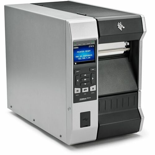 ZEBRA ZT610 TT PRNT 4IN 203DPI US SER USB GBE BT 4.0USB HOST TEAR CLR ZPL 9Z7058