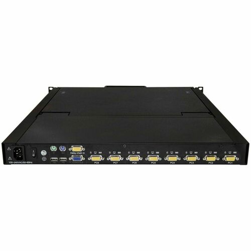 StarTech.com 8 PORT RACKMOUNT KVM CONSOLE INTEGRATED LCD MONITOR KVM SWITCH RKCONS1908K - Image 8