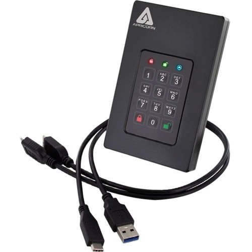 Apricorn Mass Storag 8TB AEGIS FORTRESS L3 SSD USB 3.0 HW ENCRYPTED 6CF864