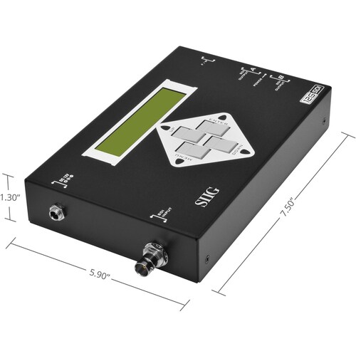 Siig 4KX2K 12G SDI PATTERN GENERATOR WITH MULTI FORMAT 12G/6G/3G/HD/SD 8PW593 - Image 6