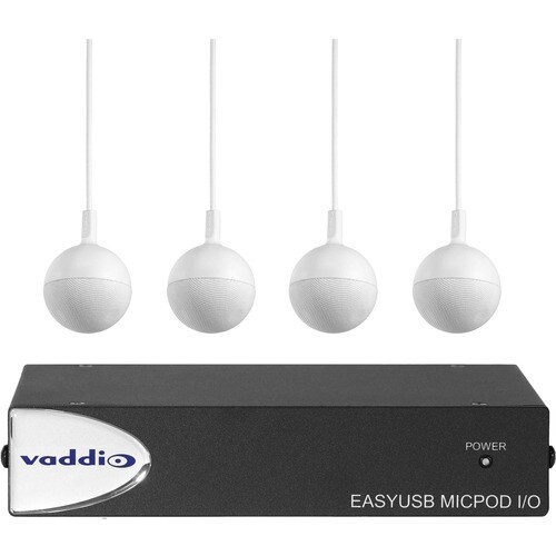 Vaddio EASYUSB MICPOD I/O N/A W/FOUR C-MICS CONFERENCE 999-88100-000