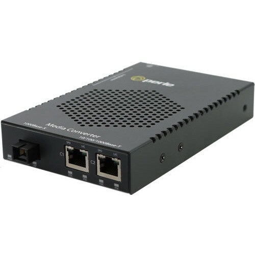 Perle Systems S-1110DHP-SC20D MEDIA CONVERTR 10/100/1000 SNGL SC 20 KM HI-POE 5079834