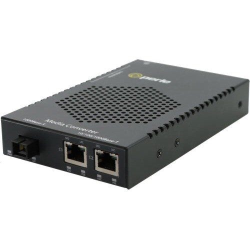 Perle Systems S-1110DHP-SC20U MEDIA CONVERTR 10/100/1000 SNGL SC 20 KM HI-POE 5079824