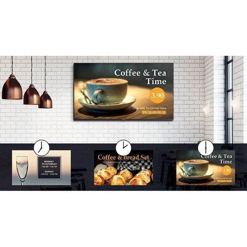 Samsung Pro-Av 75IN QET SERIES STANDALONE DISPLAY CRYSTAL UHD 300NIT 16/7 QE75T - Image 9