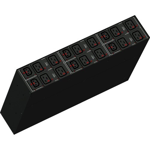 Raritan 3PH 208V AC 50A 40A/PH RATED 18OUTLET 6X LOCK C13 12X C19 PLUG PX3-5611R-E2