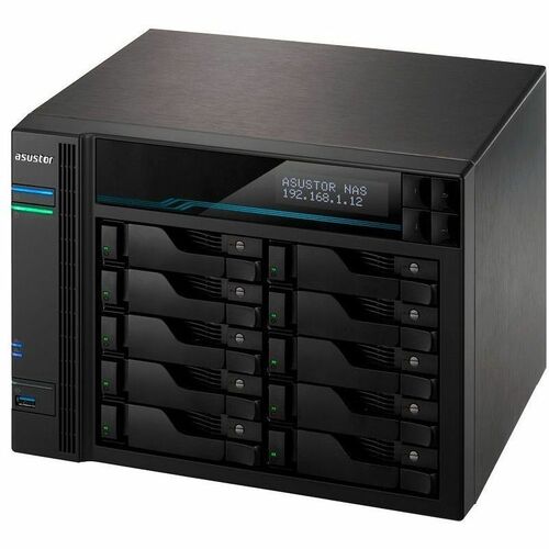 Asustor LOCKERSTOR PRO 10BAY NAS INTEL XEON 4C CPU 8GB DDR4 2 M.2 SLOTS 7ZP133 - Image 3