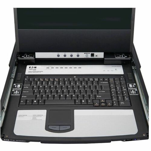 Eaton Tripp Lite Series DISPLAYPORT KVM CONSOLE SWITCH 8-PORT 17IN LCD DUAL RAIL 1URM B030-DP08-17D - Image 3