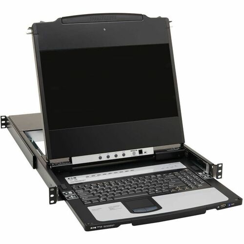 Eaton Tripp Lite Series DISPLAYPORT KVM CONSOLE SWITCH 8-PORT 17IN LCD DUAL RAIL 1URM B030-DP08-17D