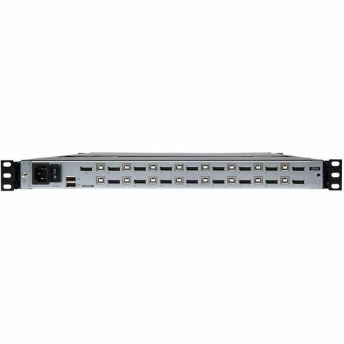 Eaton Tripp Lite Series DISPLAYPORT KVM CONSOLE SWITCH 16-PORT 17IN LCD DUAL RAIL 1URM B030-DP16-17D - Image 2
