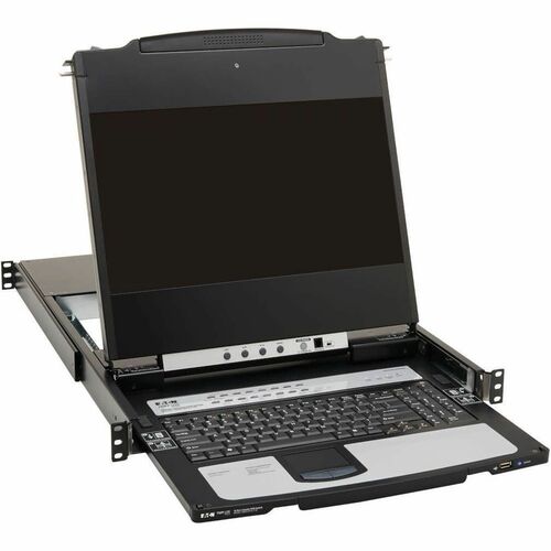 Eaton Tripp Lite Series DISPLAYPORT KVM CONSOLE SWITCH 16-PORT 17IN LCD DUAL RAIL 1URM B030-DP16-17D