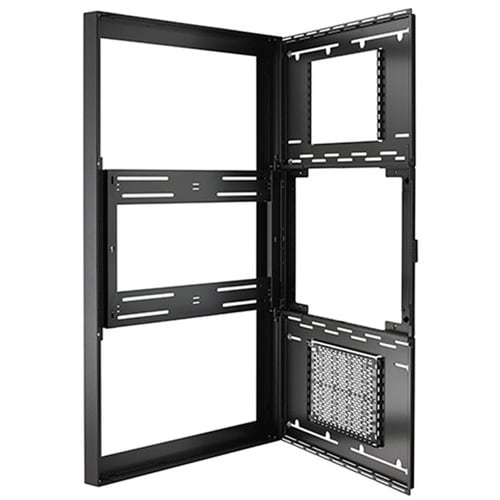 Chief 65IN PORTRAIT ON-WALL KIOSK W/GLASS BLK LW65UBPG - Image 5
