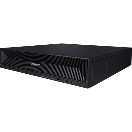 HANWHA 8K 64CH NVR INTEL NO HDD 8 FIXED HDDS AI SEARCH QR CODE XRN-6410B2