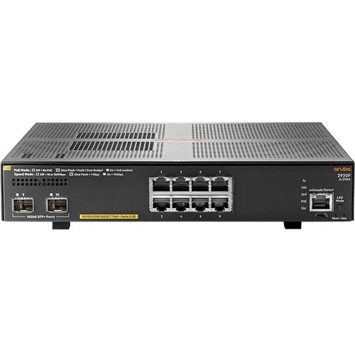 HPE ARUBA 2930F 8G POE+ 2SFP+SWCH PL-35 JL258A#ARE