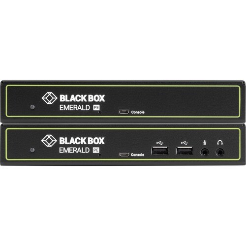 Black Box Corporatio KVM EXTENDER TX/RX VM ACCESS - SINGLE-HEAD POE DVI-D V-USB 2.0 AUD EMD2000PE-K - Image 2