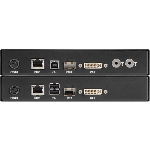 Black Box Corporatio KVM EXTENDER TX/RX VM ACCESS - SINGLE-HEAD POE DVI-D V-USB 2.0 AUD EMD2000PE-K - Image 3