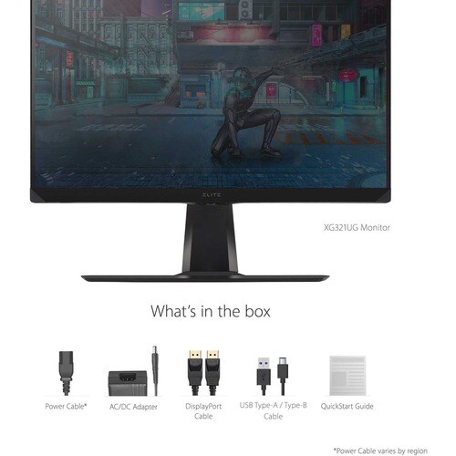Viewsonic 32IN 3840 X 2160 144HZ MONITOR HDR1400 NVIDIA ADV ERGONOMICS RGB XG321UG - Image 20