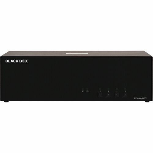 Black Box Corporatio NIAP4 SECURE KVM SWITCH 4PORT QUAD HEAD DVI HDMI DP CAC KVS4-4004DHVX