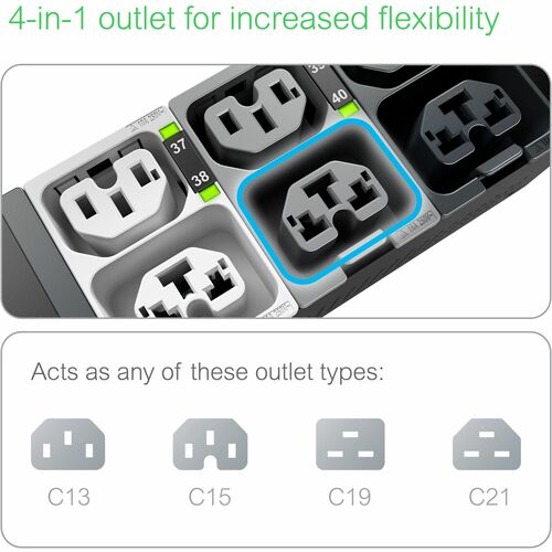 APC by Schneider Electric NETSHELTER RACK PDU ADVANCED METERED 34.6KW 3PH 415V 60A 560P6 4 APDU10450ME - Image 11