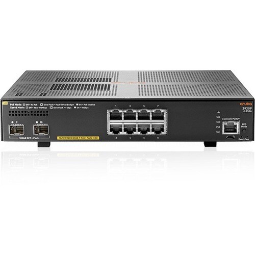 HPE ARUBA 2930F 8G POE+ 2SFP+SWCH PL-35 JL258A#ABG
