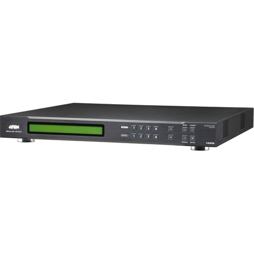 ATEN TECHNOLOGIES 4 X 4 HDMI SCALING MATRIX AND VIDEO WALL W FAST SWITCHING AUDIO 00JC17