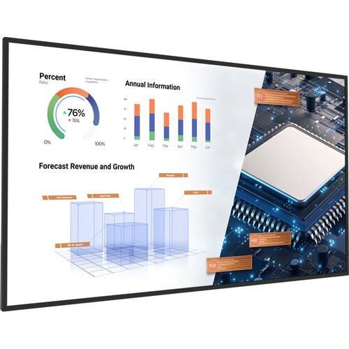 BenQ 75IN 4K SMART SIGNAGE W/OPS SLT BLACK 3840X2160 400 NITS SPKR 10WX2 06UN63 - Image 7