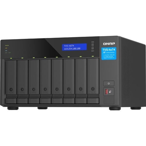 QNAP I7 20T 32GB DDR4 SODIMM RAM MAX 64GB 2.5/3.5 SATA HDD/SSD HDMI 250W TVS-H874-I7-32G-US